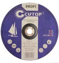 Профессиональный диск шлифовальный по металлу и нержавеющей стали Т27-230 х 6,0 х 22,2 мм, Cutop Profi