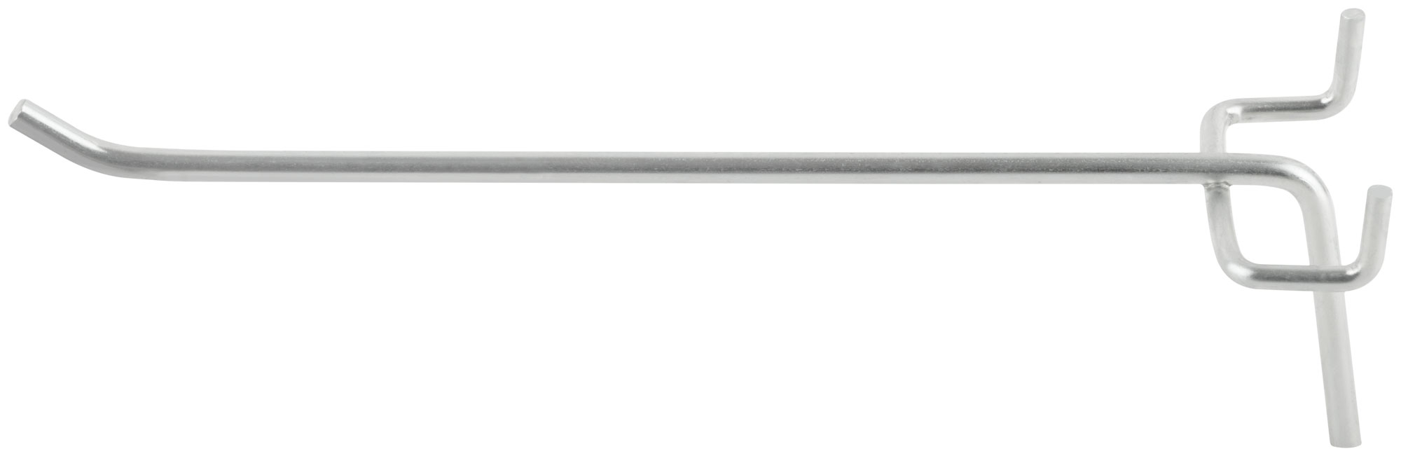 Крюк для стенда одинарный оцинкованный 200 мм