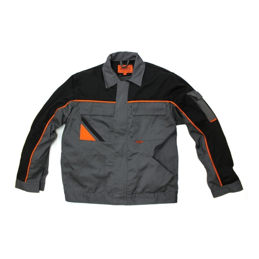 Куртка Руст, серый + черный, смесовая 240 гр/м2
