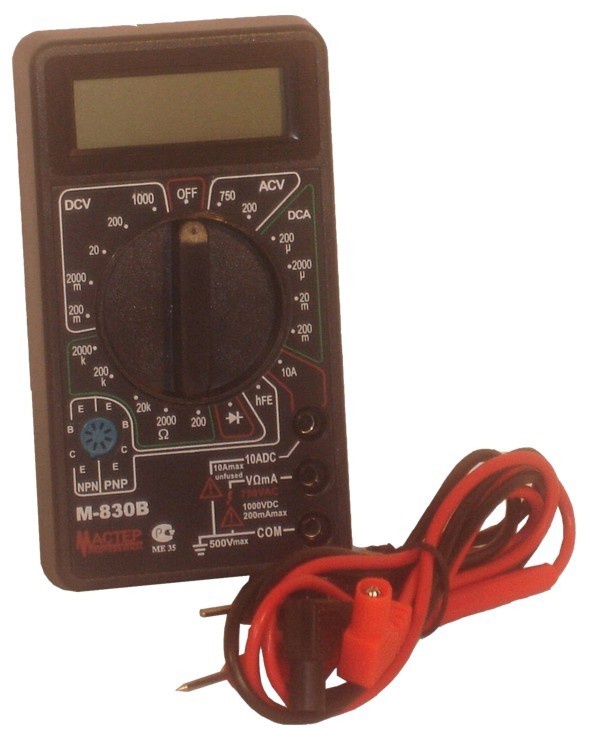 Мультиметр  цифровой М8328В звуковая индикация 750В,10А, 2МОм