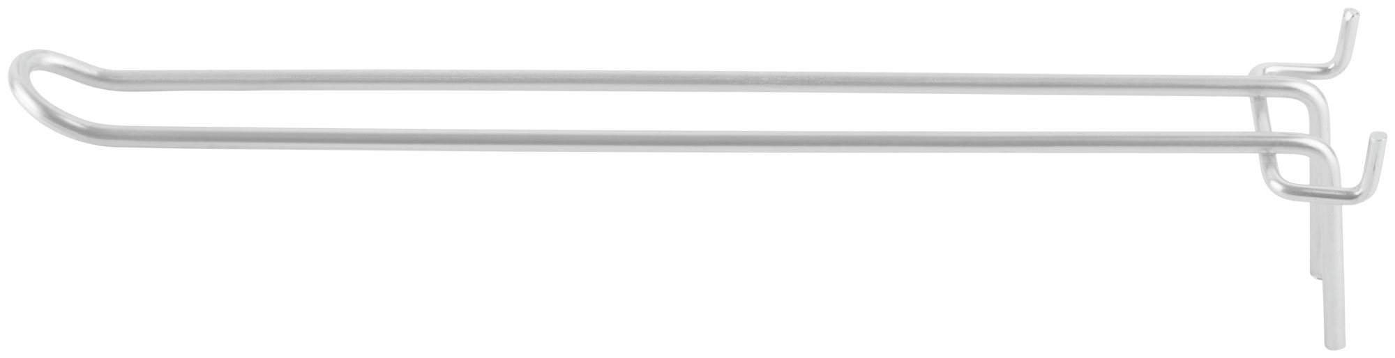 Крюк для стенда двойной оцинкованный 300 мм