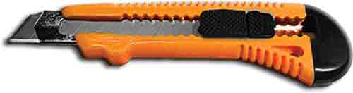 Нож технический 18 мм в блистере ONYX
