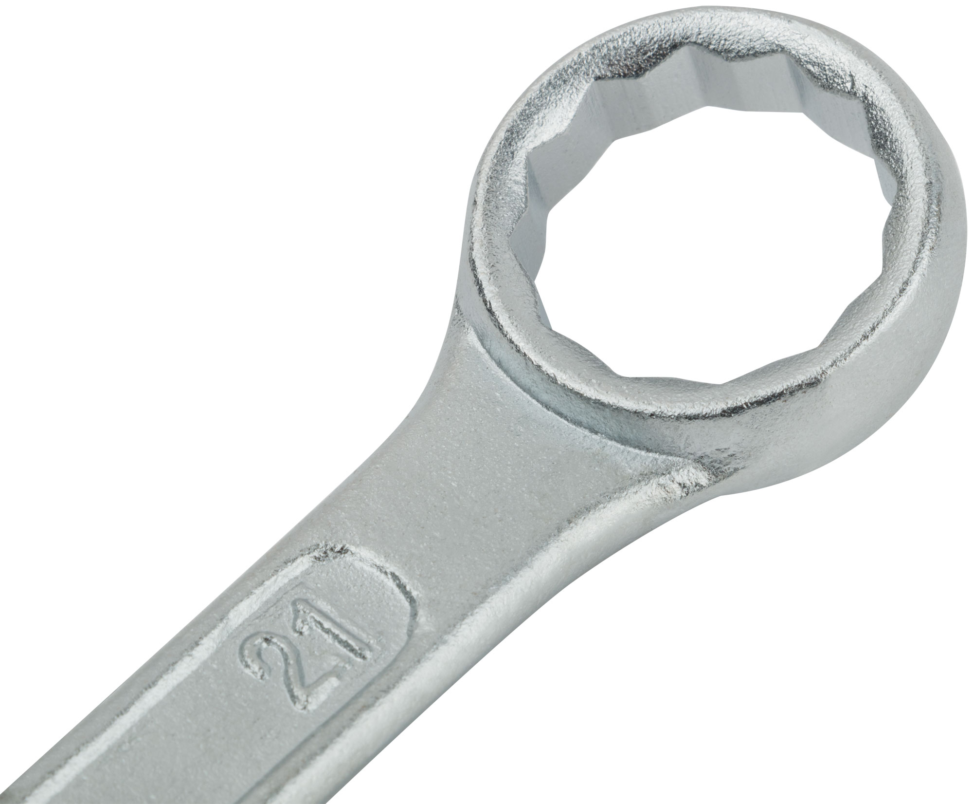 Ключ комбинированный, цинковое покрытие 21 мм