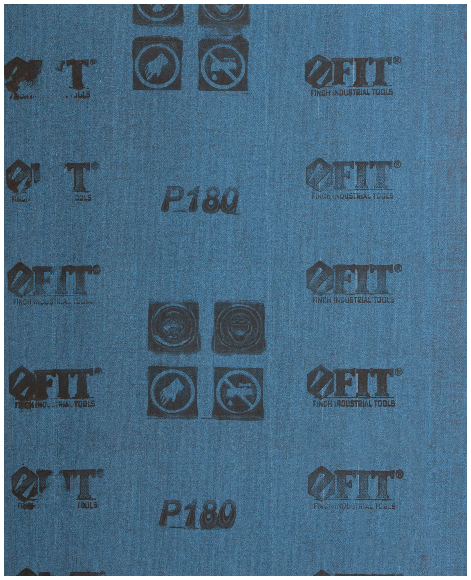 Листы шлифовальные на тканевой основе, алюминий-оксидный абразивный слой 230х280 мм, 10 шт. Р 180