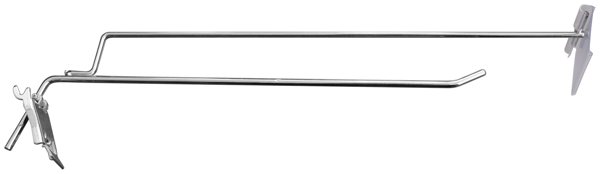 Крючок хромированный с защелкой, длина 330 мм