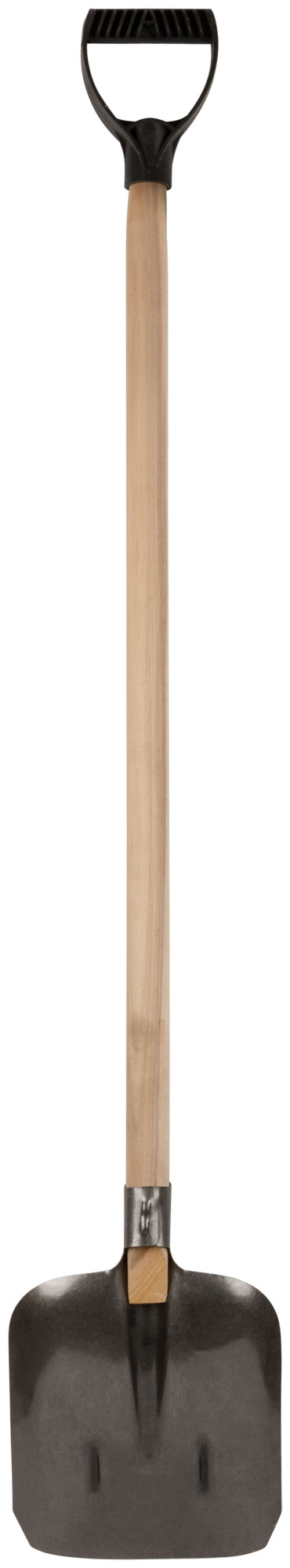 Лопата совковая, "рельсовая сталь", с деревянным черенком  235х350х1420 мм