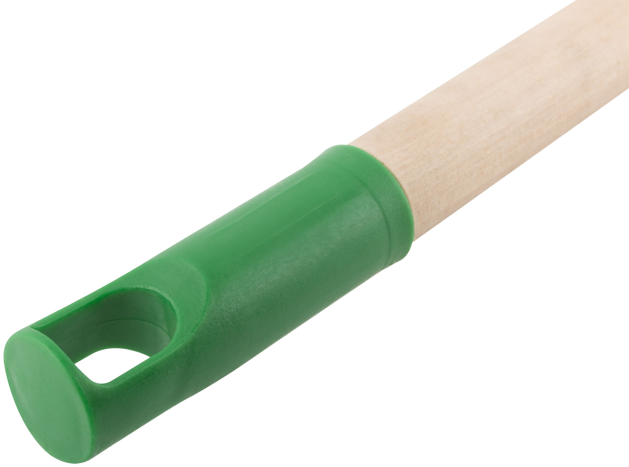 Веник пластиковый с деревянной ручкой 370 мм