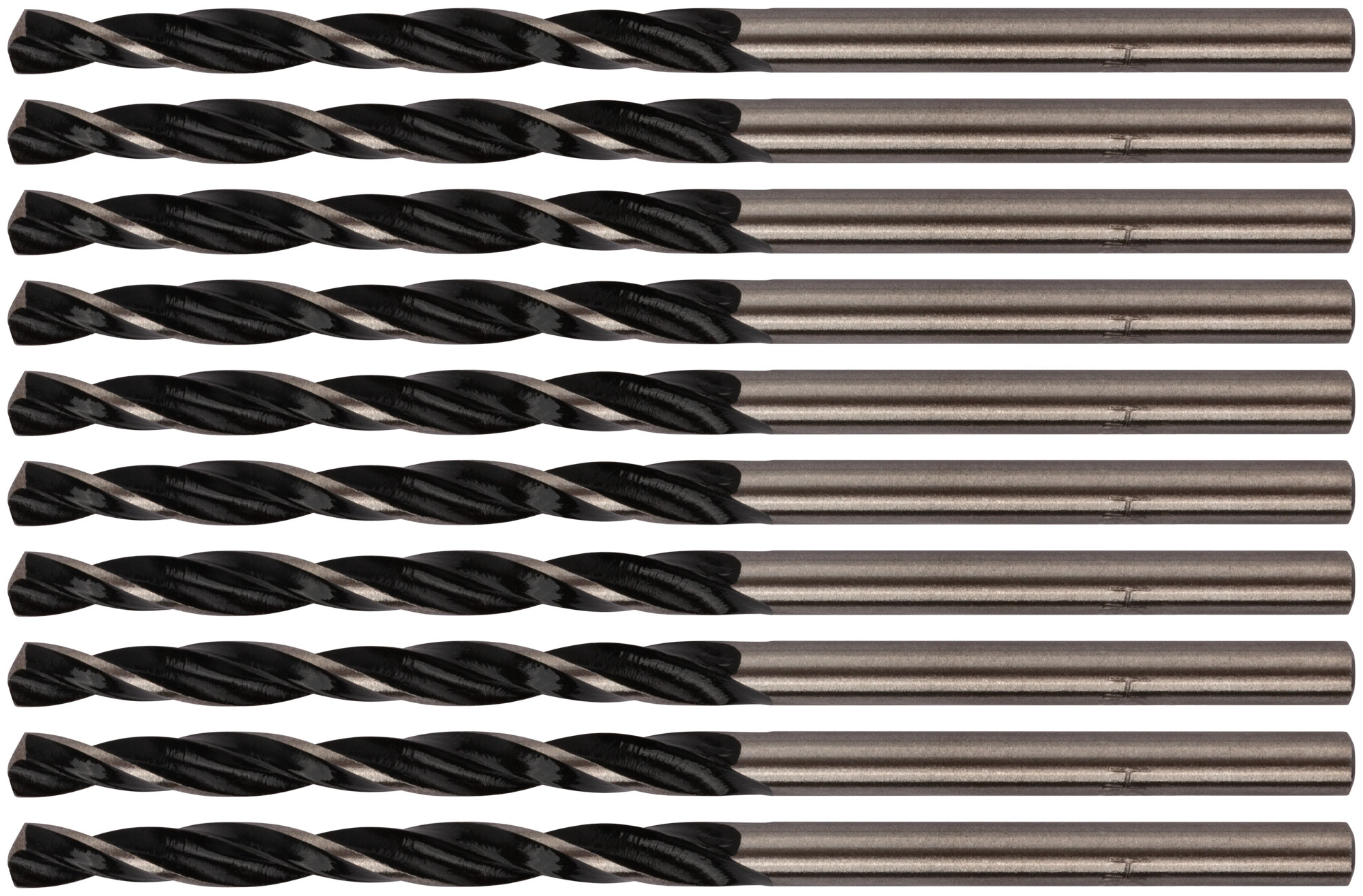 Сверла по металлу HSS черненые 3,2x63 мм (10 шт.)