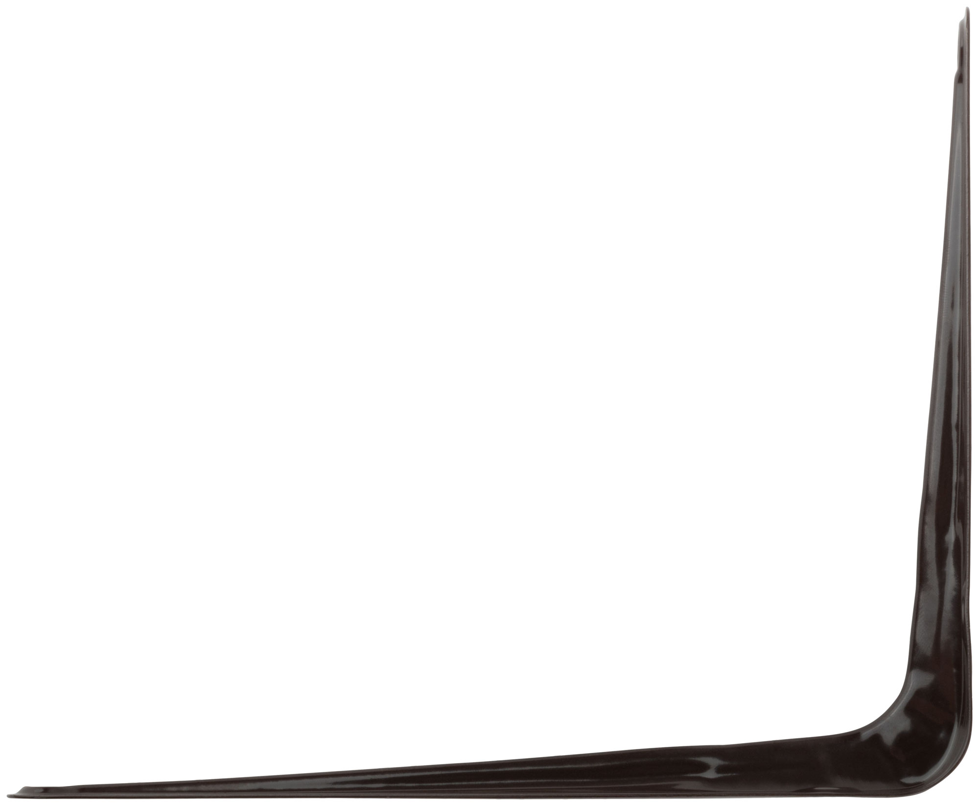 Уголок-кронштейн коричневый 125х150 мм (0,7 мм)