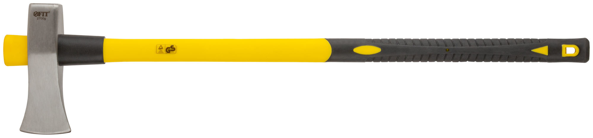 Топор-колун кованый, фиберглассовая длинная ручка 900 мм, 2700 гр.
