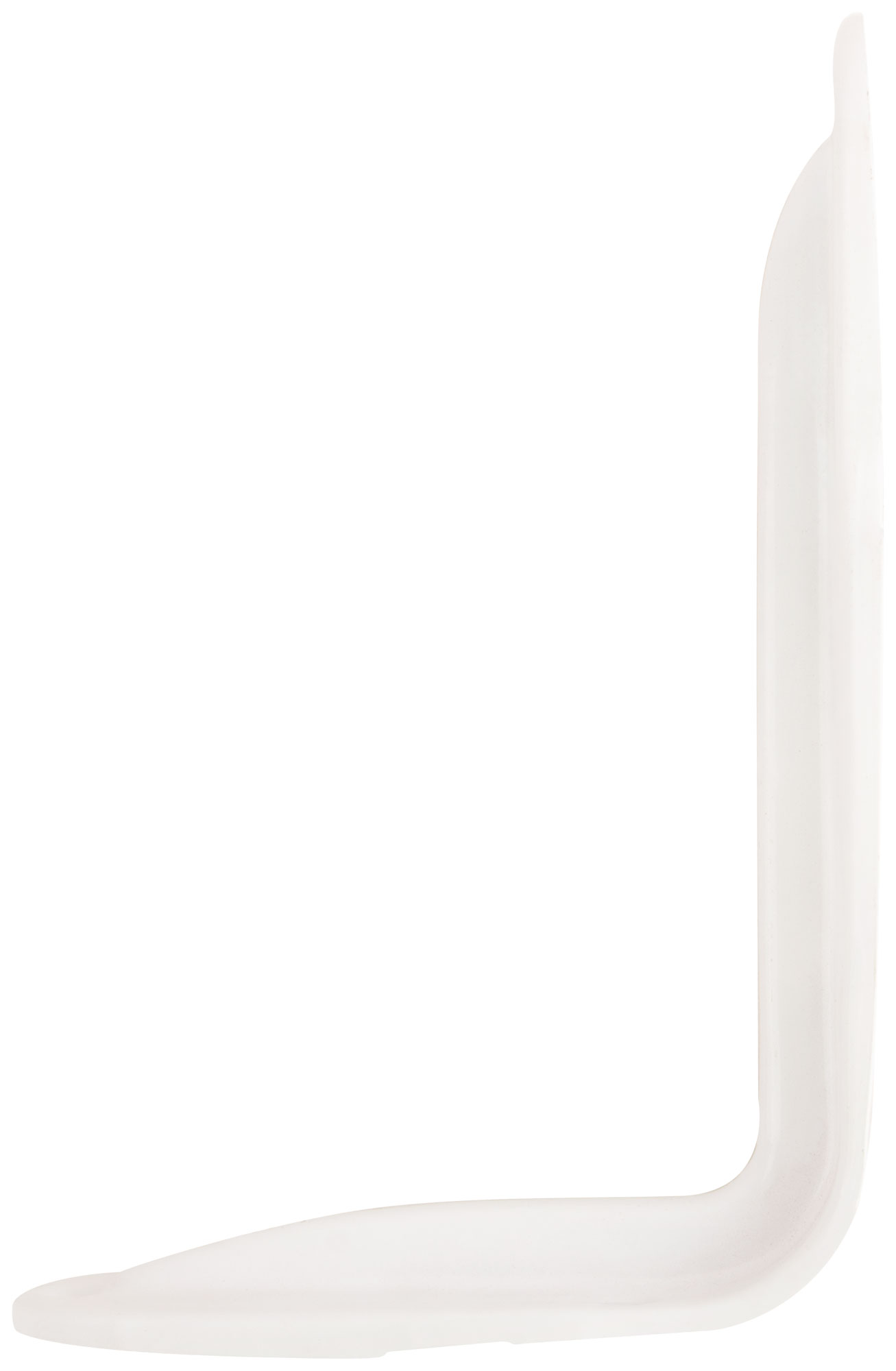 Уголок-кронштейн усиленный белый 100х150 мм (0,8 мм)